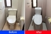 リクシル ウォシュレットトイレ交換工事 ～新品の輝きを保つアメ