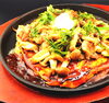 お好み焼きの【鶏せせりとキノコバター焼き】「6月もよろしくお願いします‼️」