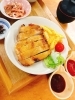 チキンステーキ定食「ボリューム満点!こだわりの定食新登場 お子様から大人まで楽しめる♪」