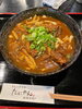 木曜日限定ランチの牛すじカレーヌードル「らぁ麺しんとコラボの牛すじカレーヌードル（ランチ営業）」