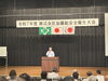 社長の挨拶の様子「令和７年度安全大会を開催しました【村上市の総合建設業｜加藤組】」