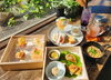 桃と飲茶のアフヌン「桃と飲茶のアフタヌーンティーセットで、自分へのご褒美タイムを」