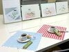 テーマ「カフェタイム」爽やかなモチーフを描きました「【銀座　色えんぴつアート教室】心優しい色えんぴつ画を楽しむレッスン、はじめてみませんか！？」