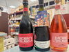 左から 甘口赤、辛口赤、甘口ロゼ「「ランブルスコ」でサルーテ🍷🍷✨」