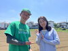 2度目の共演、ミヤネ屋リポーター東さん🎤「カラフル野菜の小山農園『ミヤネ屋』生中継終了🎥☆」