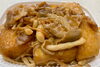 厚揚げと豚肉の旨辛炒め「八王子シフォンケーキ　　G&Bみづき」