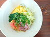 「暑い日にぴったり！本日の日替わり定食「冷やし中華ミニ天丼」登場」