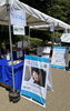 A型のぼり看板「大賀ハスまつり2日目　花見川保健福祉センター・・・千葉市里親制度説明会開催！　子どもが家庭で育つ機会を　千葉事務所　都賀駅徒歩５分」