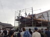 餅まきの様子🤚「🏠上棟式の様子をご紹介!【村上市|新築|建築|加藤組】」