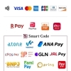 キャッシュレス決済のブランドが増えました。