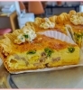 たっぷりの具材をお楽しみ下さい「徳島県産いんげん＆とうもろこし×自家製ベーコンの夏キッシュ！リクエスト受付中【テイクアウトOK】」
