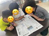 「【放デイ】新聞紙文字集めゲーム【札幌北区児童デイサービスこぱんはうすさくら札幌太平教室】」