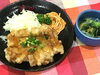 「本日のAランチは　油淋鶏ネギだれ」