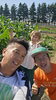 8年前と変わらない優しい先輩です。「☆カラフル野菜の小山農園に鳥取からブロッコリーキング来園☆」