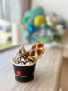 ワッフルソフト・チョコソース「ワッフルソフト新登場！」