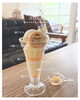 あら川の桃アイスのぷりんパフェ「あら川の桃アイスのぷりんパフェ」