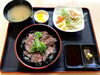 「【栄亭 舞鶴店】和牛ステーキ丼のご紹介🥩🤤」