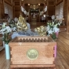 神聖な本殿と黄金の像が輝く――光兎神社の厳かな空間をご紹介