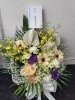 「【泉佐野市、貝塚市、熊取町、日根野】でお住まいの方でお供えのお花を注文したい。お供えのフラワーアレンジメントを注文したい方、お盆のフラワーアレンジメントを注文したい方、にオススメの花屋りっちゅ情報」