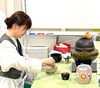 テーブルの上へ本格的な風炉釜を備えてお茶を点てます「【中央区の茶道教室】【銀座の茶道教室】洋室ではじめる茶道のお稽古　7月期がはじまりました！」