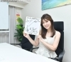 「女優の矢部美穂さんからインタビューを受けました。」