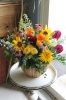 フラワーアレンジメント「夏のアレンジメント　戸塚安行の花屋フランテッセ」