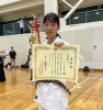 「勉強・部活・空手…全力で駆け抜ける！金子結衣菜さん、中四国大会準優勝」