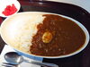 ホタテカレー「月曜はザンギ定食です！」