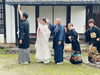 「問屋町レンタル着物和装で誓う一体感──日本家屋を背景に結婚記念撮影、新たな門出やイベントにおすすめ」