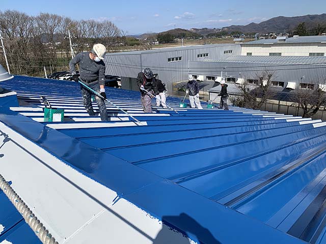 工場の屋根をキレイに塗装しました!「工場の屋根をキレイに塗装しました!」