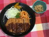 「本日のAランチは　味噌カツランチ」