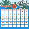 「8月の営業日カレンダー公開！お盆期間も営業日をご確認ください🌴【大分駅から徒歩8分にあるセレクトショップです！新品、古着、雑貨を幅広いジャンルで取り揃えています。メンズ・レディース取り扱いあります◎】」