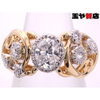 「タサキ 美品 ダイヤ0.56ct ダイヤ0.16ct デザイン リング14号 K18YG pt900 イエローゴールド プラチナ　送料無料 販売中！ 玉や質店 千葉 市川市 本八幡」