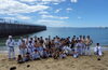 「夏季合宿最終日レポート：海岸での1000本突き・蹴りとスイカ割りで締めくくり！」