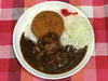 「本日のAランチは　メンチカツカレー🍛」