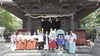 福島八幡宮にて、ゆるキャライベントを開催！「【イベントレポート】シロちゃんがご案内役♪きくちくん・うとん行長しゃんが福島八幡宮にご来社！」