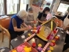 かがやきバージョンのお神輿🤗「介護等体験で大学生が来てくださいました💞」