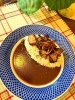 日替り 牛バラ一口カットステーキカレー「【京成八幡駅TRAD】8/7.ランチメニュー(本八幡カレー店、ランチ)」