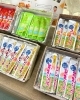 6種類ございます。「冷やして美味しい"パウチジュース🍹"」