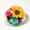 「退職祝いのお花をボトルフラワーにお作りしました♡【宮崎/ボトルフラワー/ドライフラワー/退職祝い/花束保存/花束加工】」