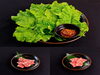 新鮮なサンチュと厳選牛肉「新鮮なサンチュと厳選牛肉で焼肉を満喫！彩り豊かなセットのご紹介」