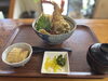 「サクサク天丼定食と手作りだし巻き卵で和食ランチを満喫」