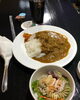 ビーフカレーセット¥1000「今日はカレーの日、11:30〜24:00まで美味しく楽しく」