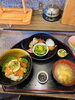 六花茶屋のみらいサーモン丼「豊前道の駅　六花茶屋にて」