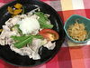 「本日のAランチは　冷しゃぶ風おろしポン酢」