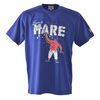 シナコバ 半袖Tシャツ 25120560「夏の札幌に映える！ロイヤルブルーTシャツ×柄ショートパンツで楽しむリゾートコーデ」