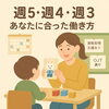 「週に三日休み？働き方の新提案」