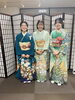 「問屋町レンタル着物　ご親族の結婚式に華やぐ──3人の振袖コーディネート紹介」