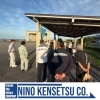 朝の公園清掃「【朝の清掃】【村上市の土木・排水給水・外構工事はニノケンへ】」