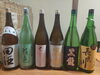 日本酒「豊後水道の神経〆アジ、大羽イワシ、新サンマ」